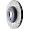Centric Parts Premium Oe Drilled/Slotted Brake Rotor, 127.34101 127.34101 - alternate 4